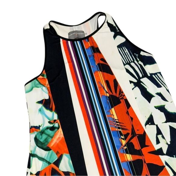 Clover Canyon x REVOLVE Ink Strokes Racerback Multicolored Maxi dress sz medium - Picture 5 of 10